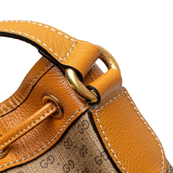 GUCCI Brown Leather Shoulder Bag - Picture 7 of 13